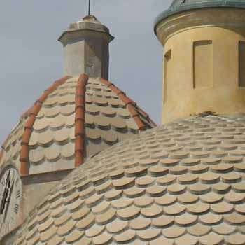 Kuppeldach eines Kirchturms